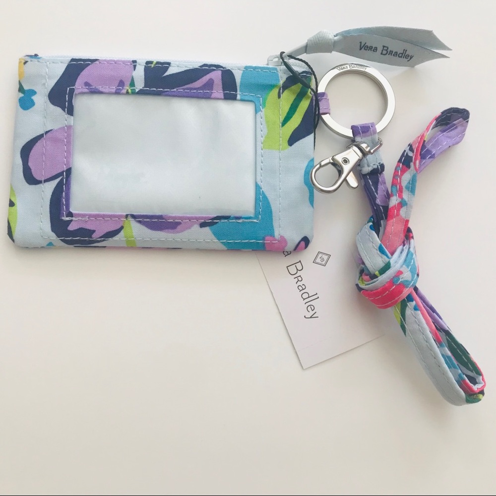 NEW Vera Bradley ID Case + Lanyard